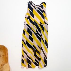 Lane Bryant Striped Maxi Dress Size 22P